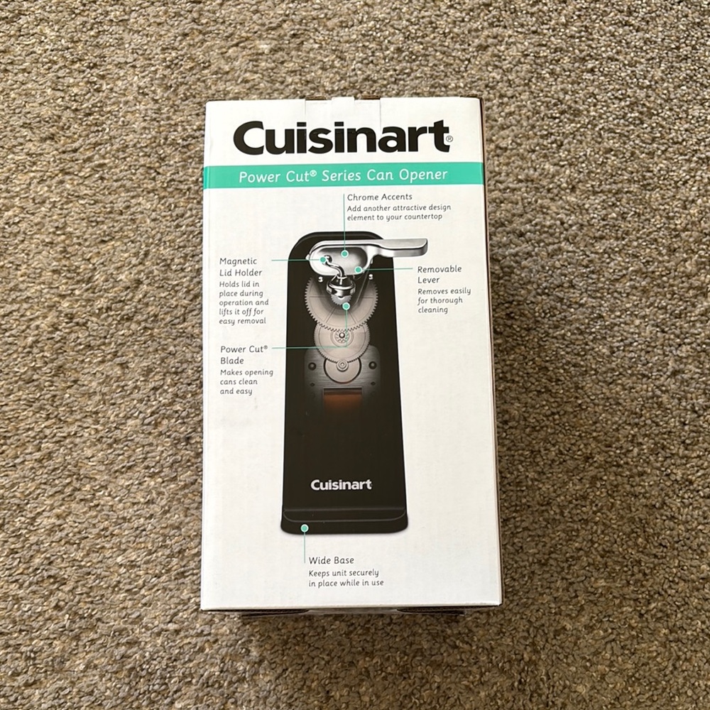 Cuisinart Black can opener